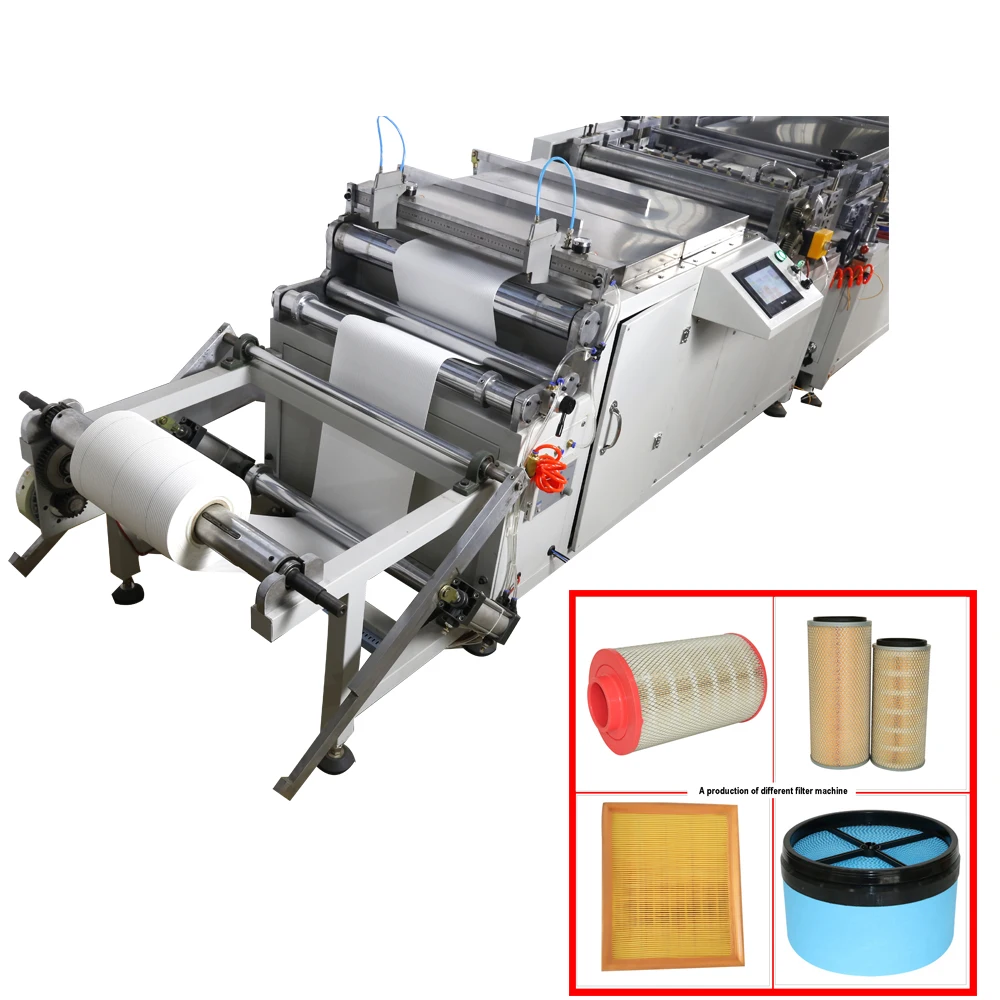 ShuangJia Fabric Rotary Pleating Machine for air Filter Paper Rotary