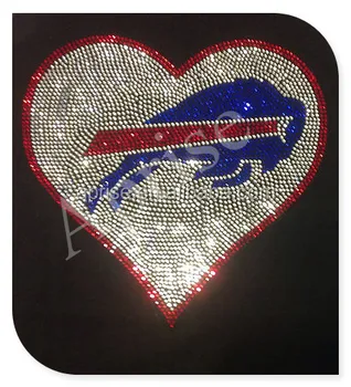 Buffalo Rhinestone Iron On Bills Transfer Wholesale Custom Rhinestone ...