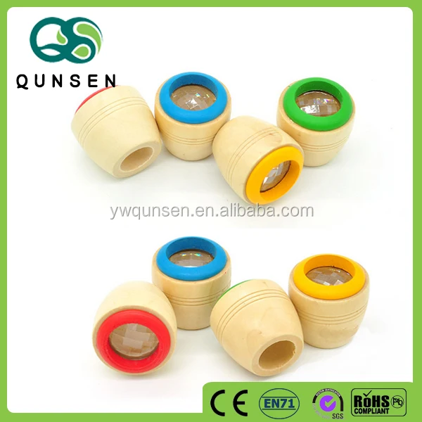 Оптовая продажа, высокое качество, индивидуальный дизайн, мини-игрушка, Деревянный калейдоскоп