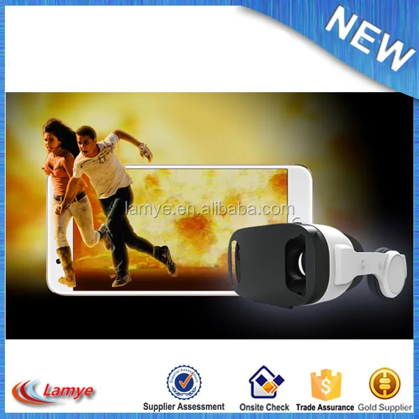 2017 Virtual Reality 3D Glasses HiFi Earphone Headset Support Playing Game