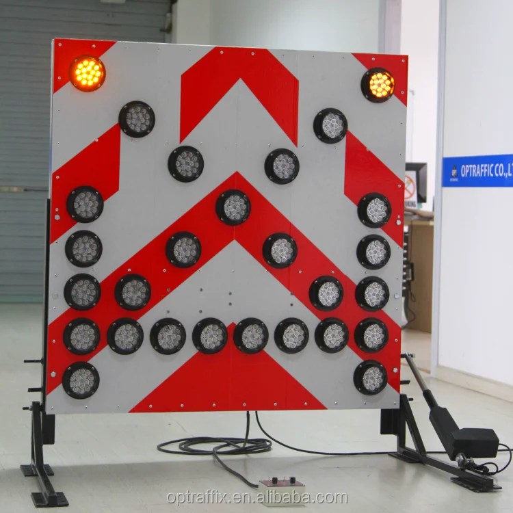 UAE Traffic Control LED Arrow Warning Lights Signs Board Used Directional Truck Mounted Arrow Board