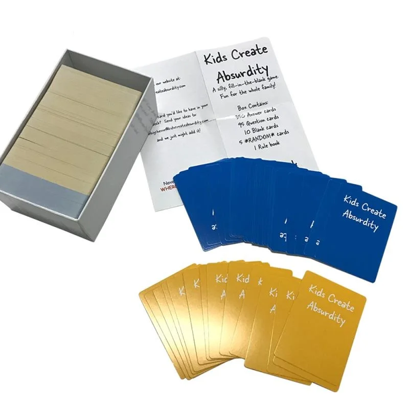 card game manufacturer high quality 300 card game custom