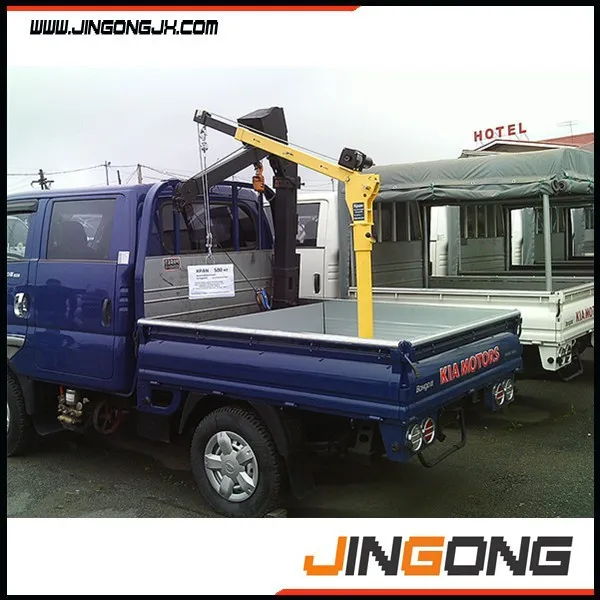 HP1000 Mini Lifting Portable 360 Degree 12v Hydraulic Crane Electric Small Crane