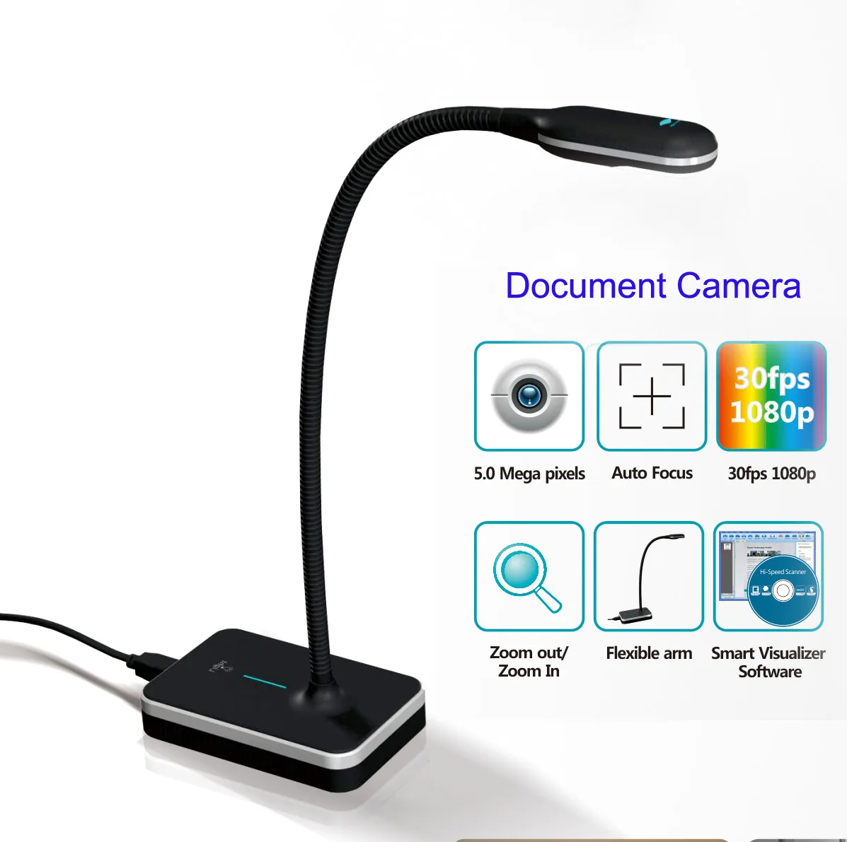 gooseneck document camera