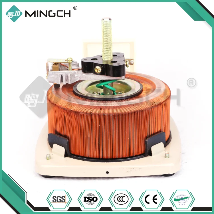 MINGCH Ac Adjustable Voltage Regulator / Single Phase Power Variac Transformer
