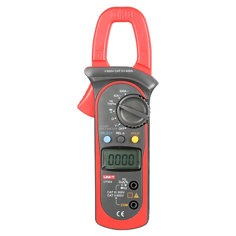 UNI-T UT203 ac dc  Digital Clamp Meter Digital Earth Resistance Clamp Tester Auto Range Clamp Multimeter