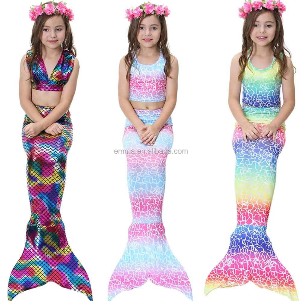 kids mermaid swimming costume