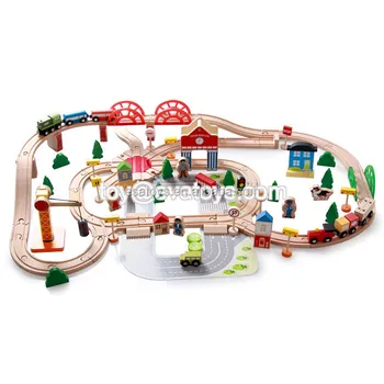 Atacado Barato 70 Pcs Ferroviária De Madeira Conjuntos De Trem De Brinquedo  Educativo Para Crianças W04c073 - Buy Toy Train Sets,Train Sets For