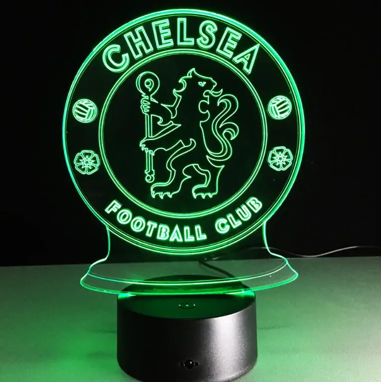 Popular Product Night Stand Light Led Christmas Gifts For Football Fans 3d Lights Chelsea Football Club 3d Night Light Buy Football Fans 3d Lights Football Club 3d Night Light Product on Alibaba