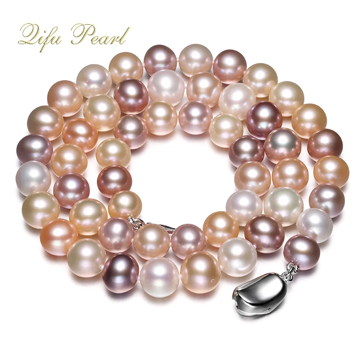 Buy Pearl Necklace,Multi Color Pearl 