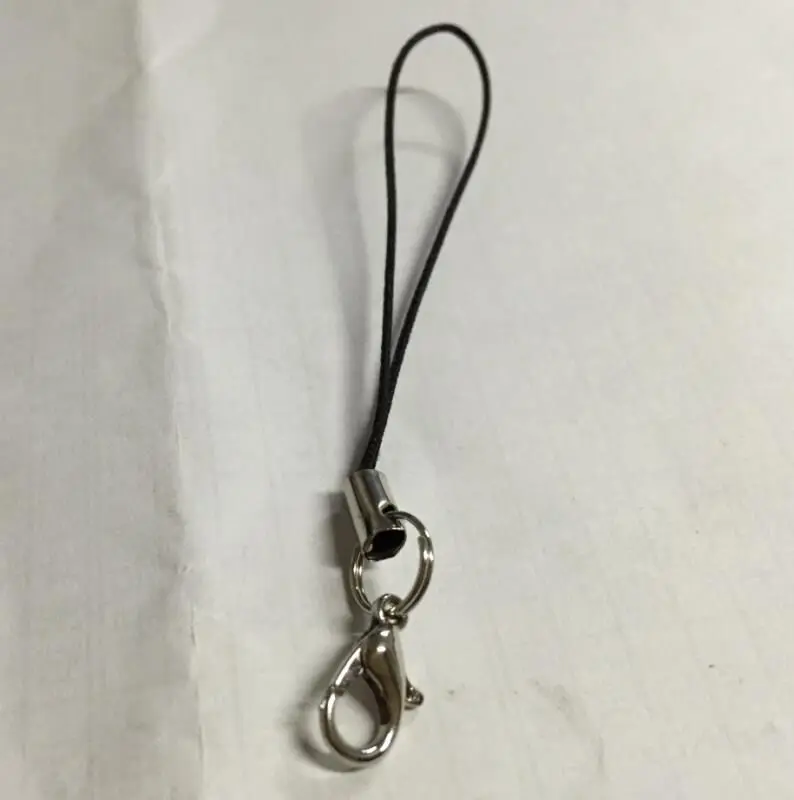 Высококачественная петля для сотового телефона небольшого размера/веревка для телефона разных цветов с двойным кольцом и карабином