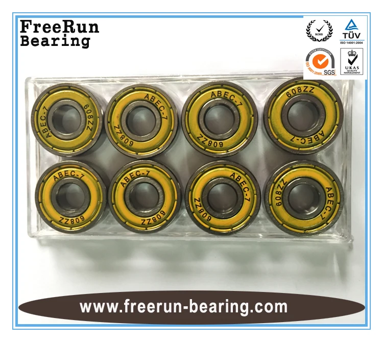 High Speed and Long Life Skate Board Wheels 608ZZ 608-2RS Bearings