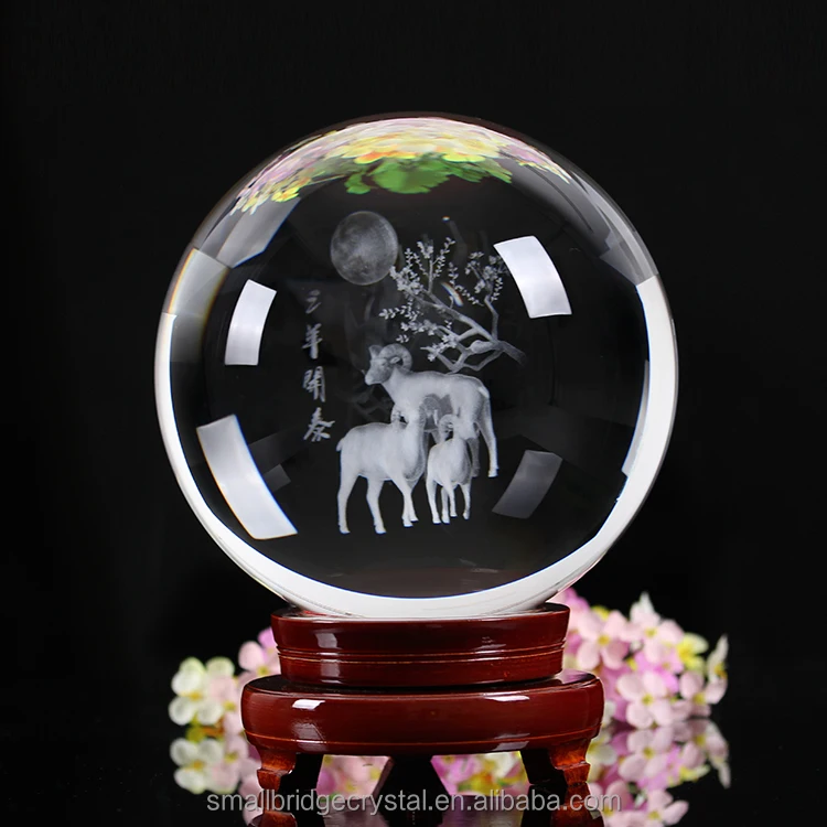 Best selling personalized crystal ball for home decoration