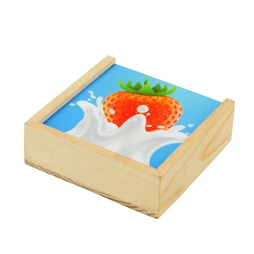 Sublimation Photo MDF HB Hardboard Insert Storage Box Sublimation Wooden Coaster Box
