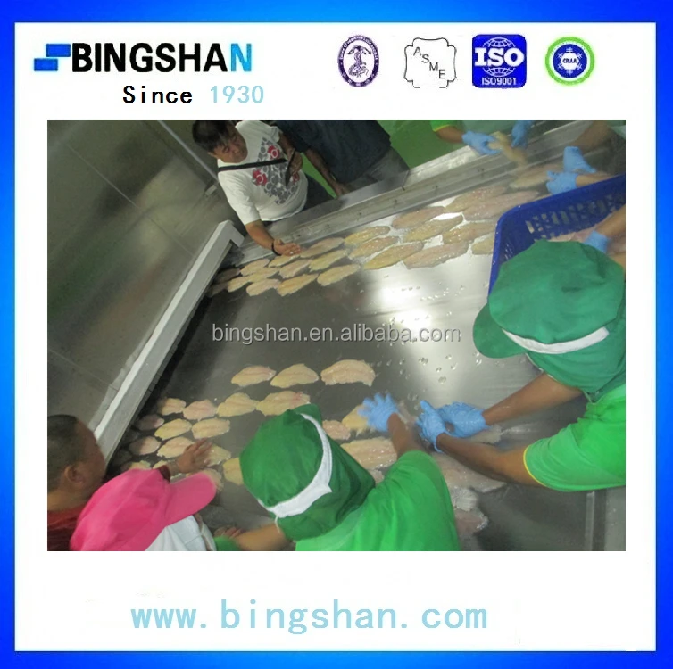 2000 кг новые технологии высокая эффективность туннель быстро морозильник IQF техники