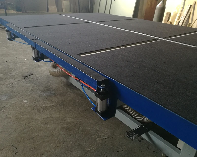 Air Float Glass Breaking Tilting Table Machine For Easy Handling And
