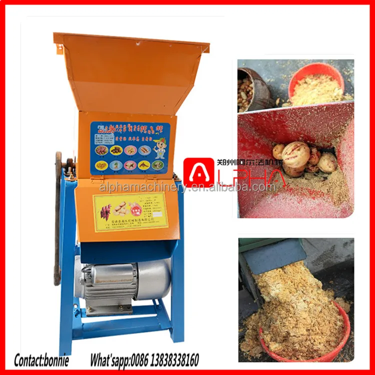 Complete Processing Cassava Grater Yam Grating Machine Machines De Transformation Du Manioc