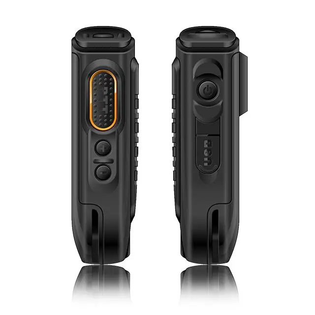 Inrico B01 Wireless Intercom Speaker Microphone Remote with Battery and Clip for Two Way Radio