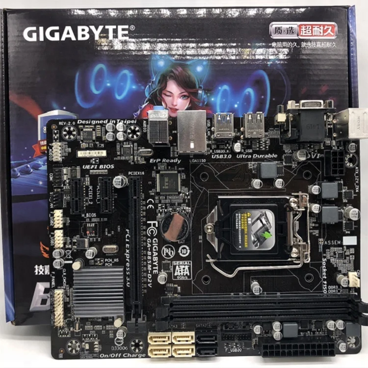 New Motherboard for Gigabyte GA-B85M-D2V