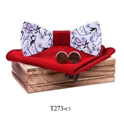 Деревянный галстук-бабочка с принтом на заказ, мужской галстук-бабочка для вечеринки в деловом стиле, галстук-бабочка для вечеринки для мужчин, деревянные Галстуки для женщин и детей