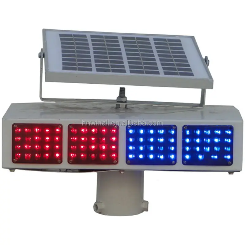 Lampada Solare Stroboscopica LED - Avvisatore Luminoso Per Cantieri, Ponti E Sicurezza Notturna - Foto 13