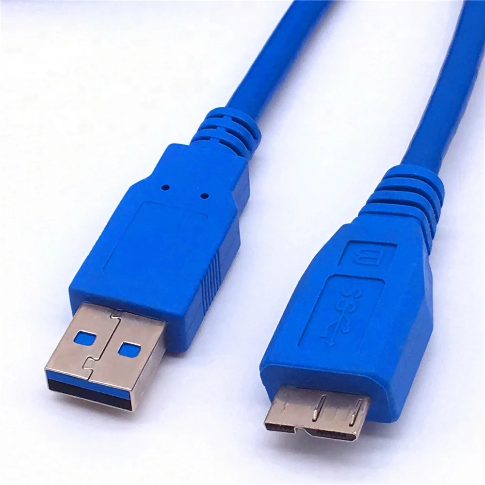 disco duro externo WD 1m PIHEN Micro B Cable，USB 3.0 a Micro USB 3.0 Cable de sincronización con conector de aluminio para Toshiba Canvio Samsung Galaxy S5 nota 3 y más