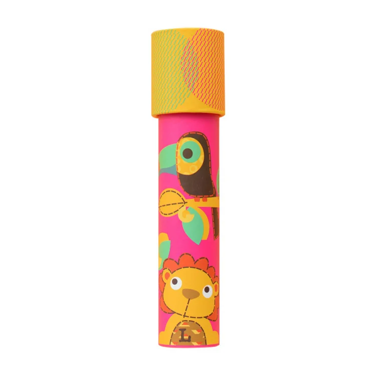 Красочный калейдоскоп, картонные животные, классические игрушки, 3D калейдоскоп, игрушки