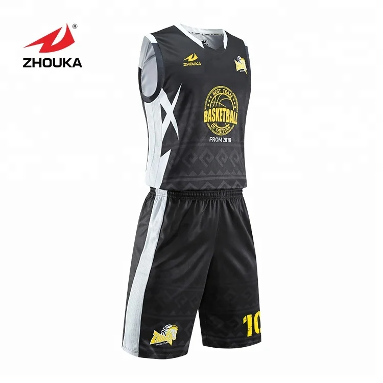 Designer Basketball Jersey Black Color, Black Basketball Jersey Design - Basketball  Jerseys - AliExpress