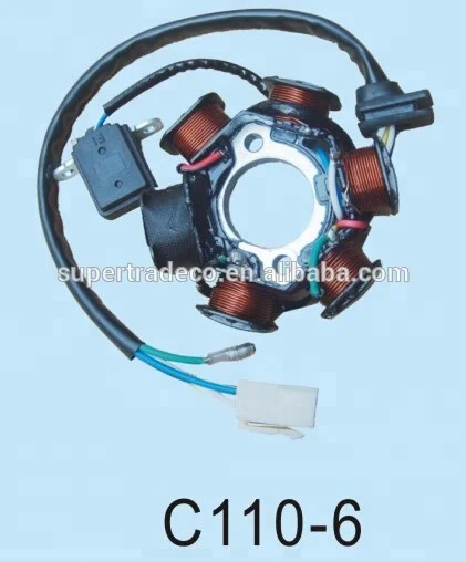 Детали для мотоцикла, высокое качество, катушка статора, катушка для мотоцикла, аксессуары для HONDA C110, 6 катушек