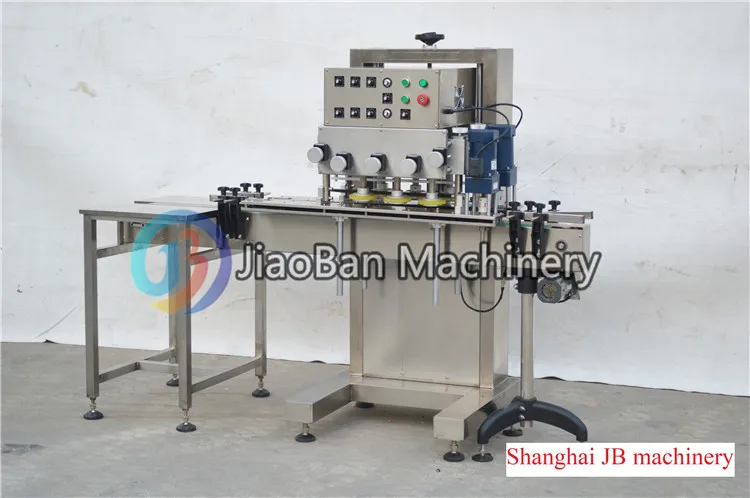 JB-CG Автоматическая прямая машина для укупорки винтов для шампуня, лосьона, бутылка жидкого моющего средства