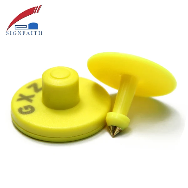 
 Индивидуальная электронная NFC-метка для ушей в виде козы, овцы, свиньи, коровы  