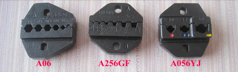 Replaceable Crimping Die Sets/jaws for Pneumatic Crimping Tool AM-30 & Electrical Crimping Tool EM-6B2, and Hand Crimping Pliers