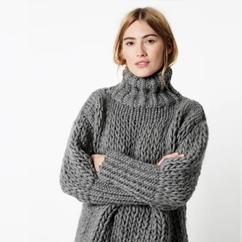 chunky sweater turtleneck