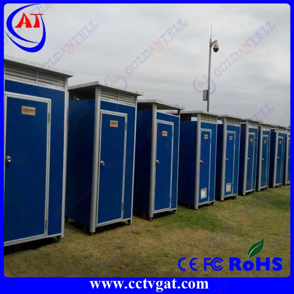 Customize logo and Color Outdoor GAT Steel Frame Structure Portable Mobile Toilet Public WC Booth