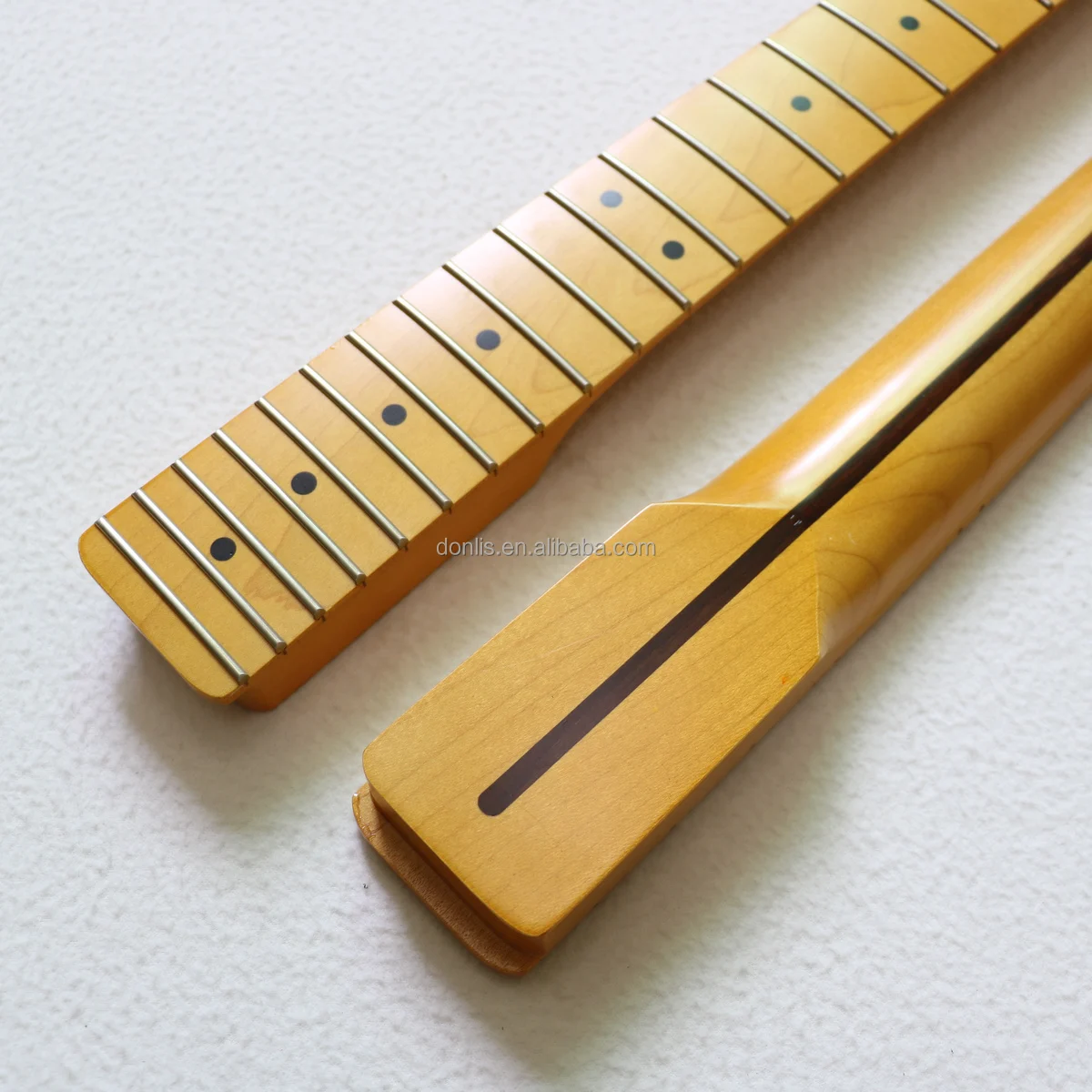 カナダ産フレイムメイプル エレキギターネック テレキャスター