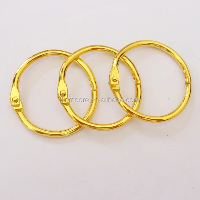 1 inch gold finish metal loose