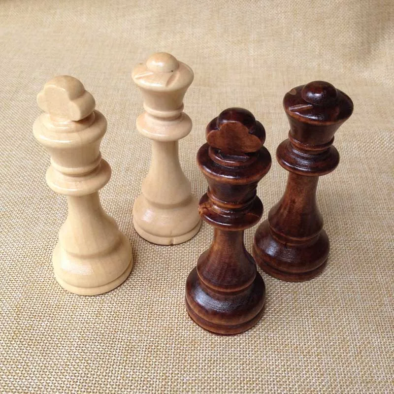 Buy Old Vintage English Staunton Series Chess Pieces in Sheesham Online