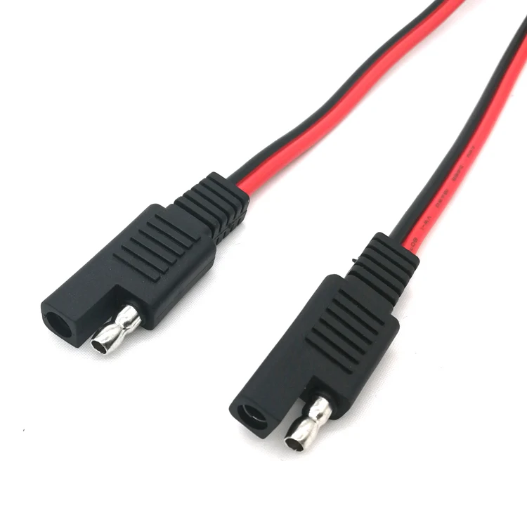 1 to 2 SAE Adapter Connector 2 Way  Y Splitter Extension cable