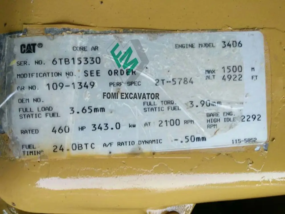 Высококачественные запчасти для экскаватора 3406 полный двигатель в сборе дизельный двигатель 3406 двигатель для гусеничного двигателя 3406