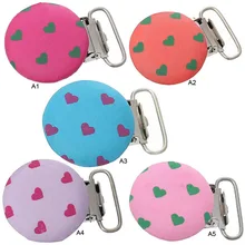 1PC Nice Cute Newborn Baby Pacifier Clips Wood Cartoon Holder Funny Pacifier Soother Clasp for Baby