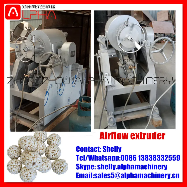 Puffed Wheat Popcorn Wheat Puffing Making Machine Price
