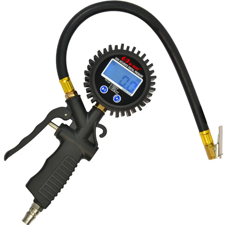 
Инструменты для ремонта шин автомобиля, инфлятор с манометром, жк цифровой манометр с резиновым шлангом 