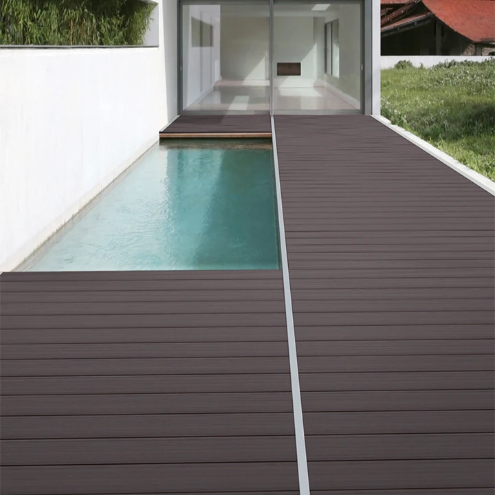Natural Feeling Swimming Pool Composite Decking Wood Flooring Composite Decking