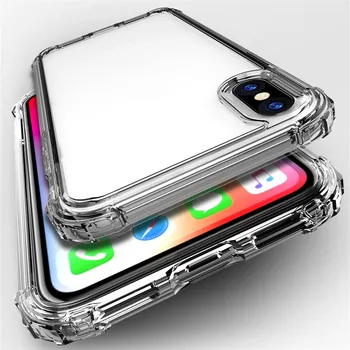 Transparent Droproof TPU Silicon Back Cover Cell Phone Case For iPhone 11 12 13 14