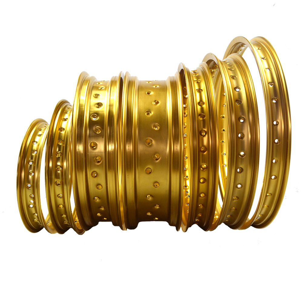 
 Золотые диски Motocross 1,6x21/2,15x19/1,85x19 дюймов из алюминиевого сплава  