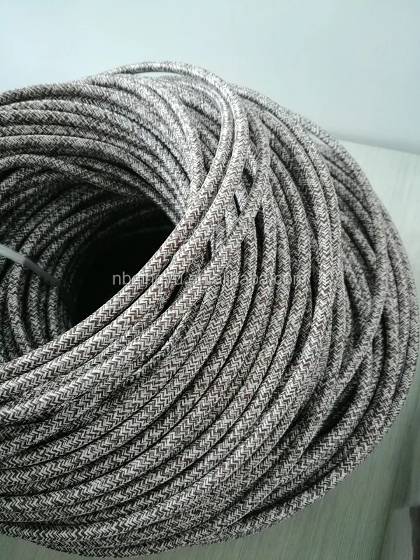 
 Текстильный тканевый кабель с тканевым покрытием провод в винтажном стиле гибкий электрический кабель  