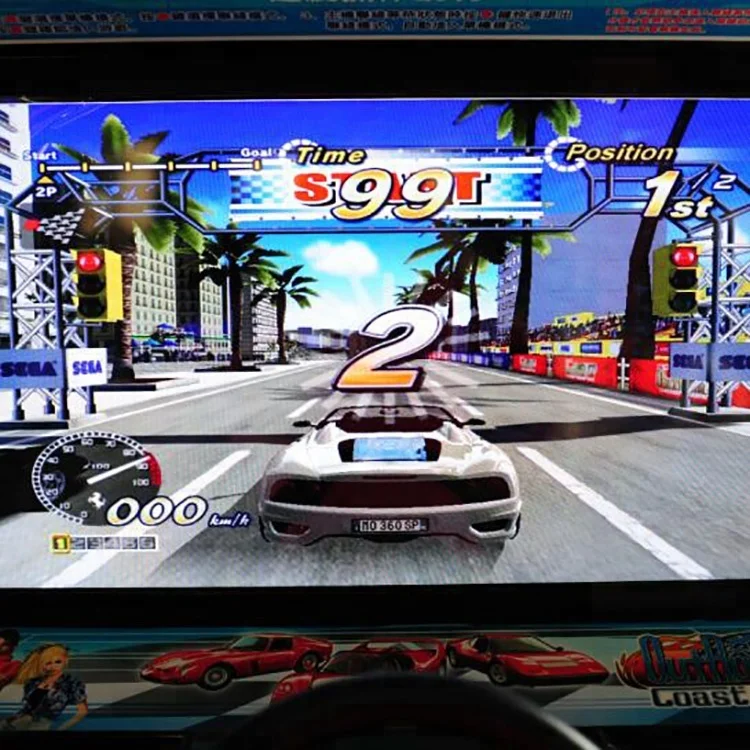 32 Inch Racing Arcade Game Machine Simulation Racing Game City Indoor Racing Game Console