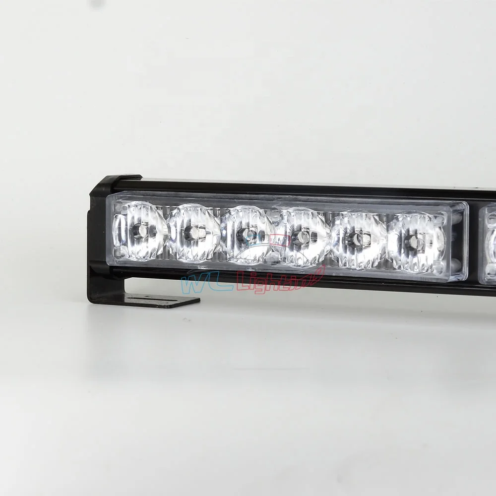 43.5" Amber Led Strobe Light Bars Truck Arrow Stick Emergency Cops Strobe Traffic Advisor Light bar