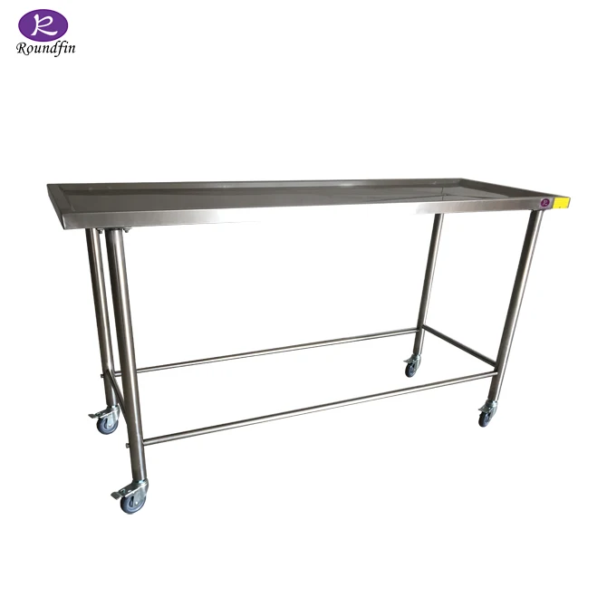 High Quality Stainless Steel Morgue Equipment Autopsy Table Price View Morgue Equipment Roundfin Product Details From Shenyang Roundfin Trade Co Ltd On Alibaba Com