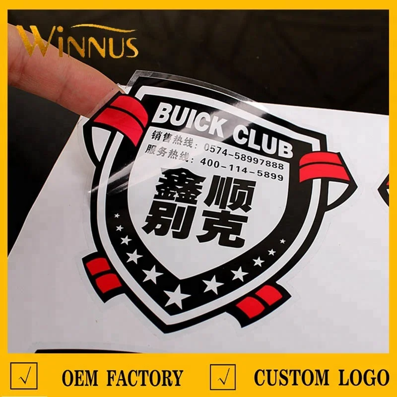 custom logo barcode print die cut